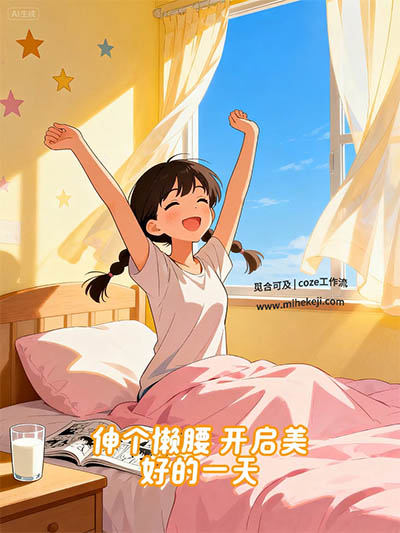 S43_米核ai精品视频工作流_治愈独居女孩-觅合可及  Coze工作流分享 智能体 提示词 一件生成视频图片程序案例