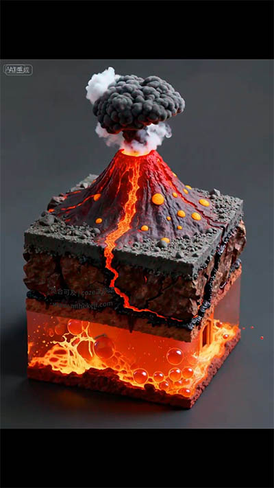 S41_米核ai精品视频工作流_3D流体微缩视频-觅合可及  Coze工作流分享 智能体 提示词 一件生成视频图片程序案例