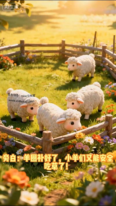 S131_米核ai精品视频工作流_成语故事多音色版-觅合可及  Coze工作流分享 智能体 提示词 一件生成视频图片程序案例